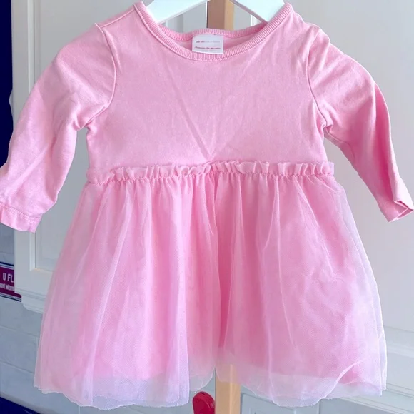 Hanna Anderson 3-6 month dress ( 9-12 months shirt) with tutu Worn 1 time - Picture 1 of 2